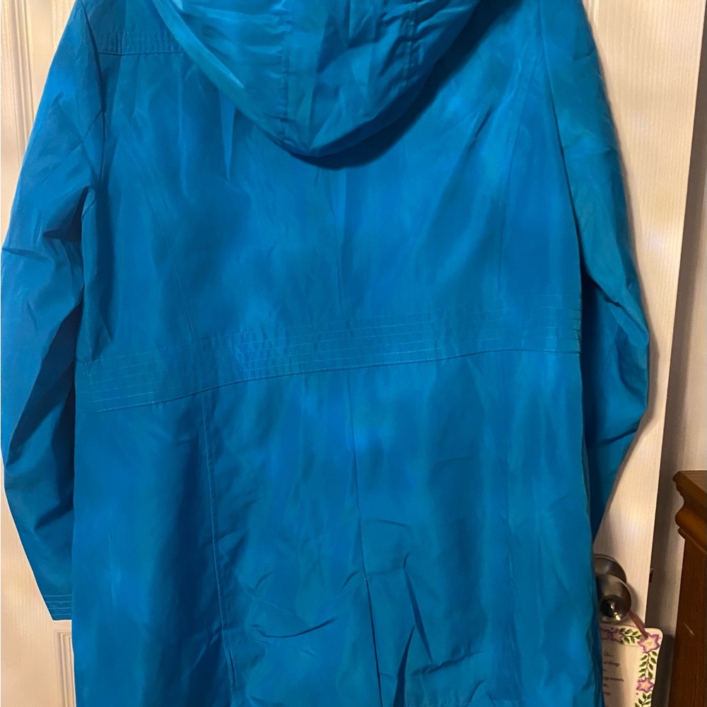 Relativity Women's Turquoise Blue Coat - Picture 11 of 11